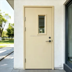 Customized Fireproof Waterproof Steel Doors for Modern Residential and Hotel Use