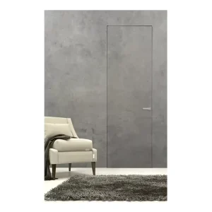 Customized Frameless Aluminum-Frame Invisible Wooden Door