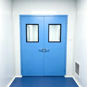 Customized High-quality Steel Door with Ventilation Opening for Food Factory Warehouse and Workshop