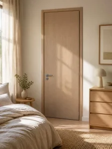 Customized Interior Door with PVC Finish Options for Bedroom, Living Room, Apartment, and Hotel