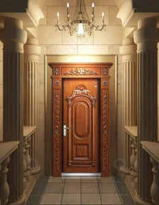 Customized Interior Solid Wood Single Swing Door for House