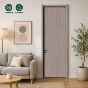 Customized Melamine Decorative Panel Interior Door, Paint-Free, Scratch-Resistant, for Hotel and Residential Use