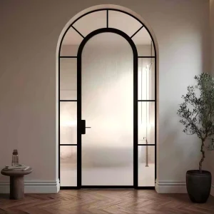 Customized Modern Thermal Break Waterproof Aluminum French Casement Patio Door