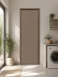 Customized Prehung Modern Interior Door with Frame for Bedroom, Home, Apartment, Hotel, and Residential Building