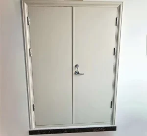 Customized Thermal Insulation Fire-Rated Double Interior Doors for Shopping Malls and Cold Storage