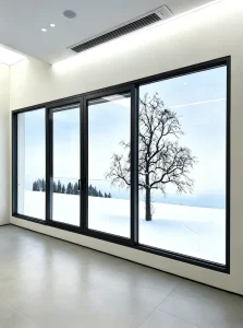 Customized Vertical Sliding Window Double Tempered-Glass Aluminum-Alloy Exterior Stainless-Steel Hotel Window