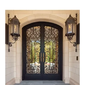 Customized Wrought Iron Entry Door