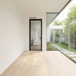 Door Window System Ultra Narrow 16 Modern Swing Casement Door Double Tempered Tinted Pattern Glass Exterior House