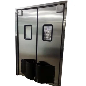 Double-Action Anti-Impact Two-Way Traffic Swing Door for Kitchens and Convenience Stores