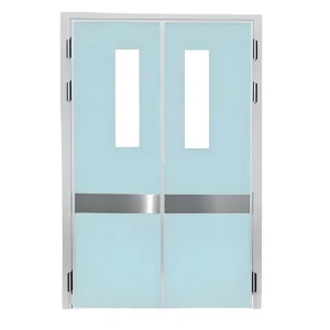 Double Doors Well-Sealed Feature for Hospital Clean Room Interior Tropical Design Total Project Ward Steel Door