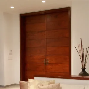 Double Entrance Wooden Door