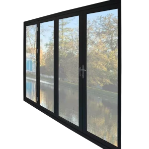 Double Glass Aluminum Sliding Door with Thermal Break Energy Efficient Finished Surface for Villa