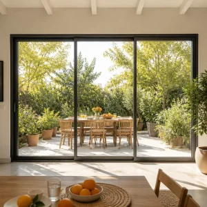 Double Glazed Aluminum Sliding Window Low E Glass Energy Saving Tempered with Screen Mosquito Net for House