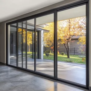 Double-Glazed Lightweight Soundproof Aluminum Sliding Door for Kitchen