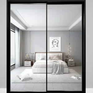 Double Glazed Sliding Glass Door System for Bedroom Living Room and Kitchen