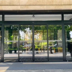 Double Glazed Sliding Glass Door for Office, Hotel, Exhibition Hall, Villa, and Balcony
