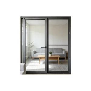 Double Glazing Aluminum Alloy Sliding Windows Patio Door External Balcony Soundproof Windproof Energy Star Qualified Hotel Use