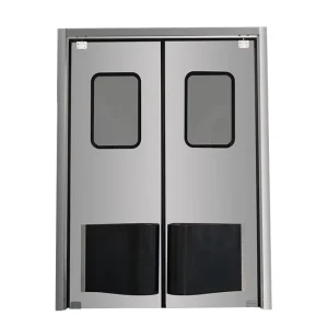 Double Impact Polymer Traffic Swing Door for Commercial Restaurant Kitchens