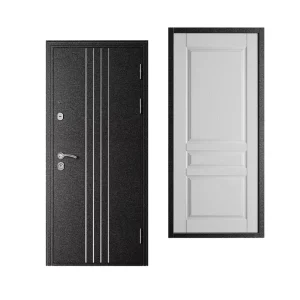 Double Layer Steel Entrance Door with Insulation Anti Theft Security Door for House