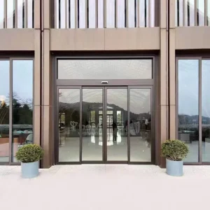 Double-Layer Tempered Glass Aluminum-Frame Sliding Door for Indoor Balconies and Outdoor Platforms