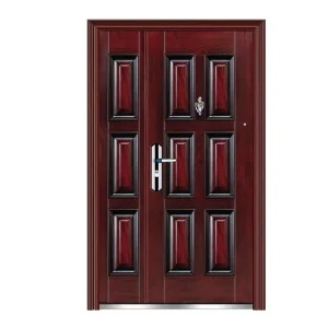 Double Steel Entry Security Doors for Home