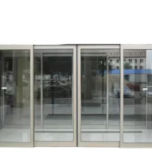 Double Tempered-Glass Aluminum Alloy Swing Door, Narrow-Frame Exterior French Door for Bedrooms and Supermarkets