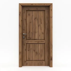 EN Certified Wood Fireproof Door for Apartment, Office, and Hotel