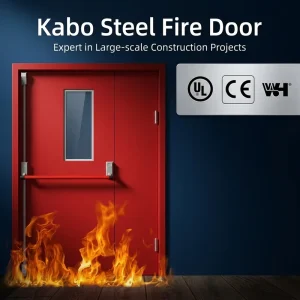 EN Standard Fire-Resistant Metal Double Door