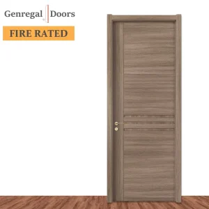 EN1634 CE Standard Swing Fireproof Wooden Door 30-60 Minutes Hotel Painted Fire-Rated Solid Wood Interior Door