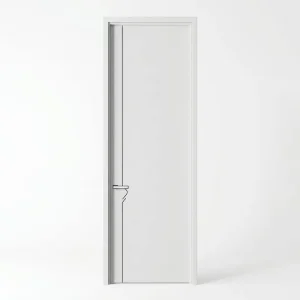ENF Grade Wood Grain Eco-Friendly Fireproof Melamine-Faced Interior Wooden Door