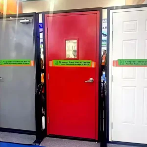 EU CE Certified Fire Safety Hotel Room Steel Doors From Chinese Supplier