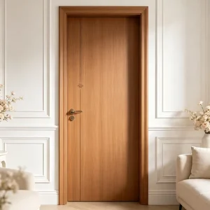 Eco-Friendly MDF Panel Door, Modern Outdoor Wooden Garage Door Panels