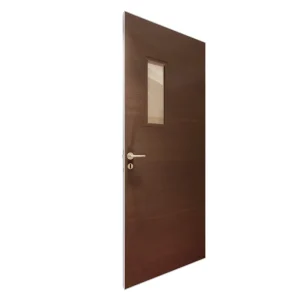 Eco Friendly Paint-Free Engineered PVC Side-Opening Swing Windproof Finished Hotel Interior Door
