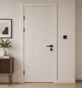 Eco-Friendly Painted Interior Door Odor-Free Smooth Scratch-Resistant Moisture-Proof