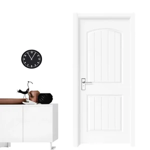 Eco-Friendly Solid Wood Composite Paint-Free Interior Bedroom Door, Modern Minimalist, Customizable