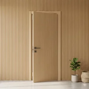 Eco-Friendly WPC Composite Interior Doors High Quality Waterproof Custom Household Bedroom Hotel Villa School Decoration
