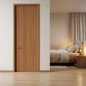 Eco Paint-Free Waterproof Wooden Interior Door for Apartment Hospital Hotel Bedroom