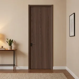 Eco-friendly Solid Wood Composite Interior Bedroom Door Waterproof Philippines Home Apartment Use