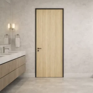 Ecological Door Office Door with Soundproof Fire Rated Door Villa Interior Custom for Bathroom