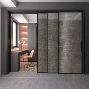 Energy-Efficient Aluminum Glass Sliding Patio Door with Modern Design