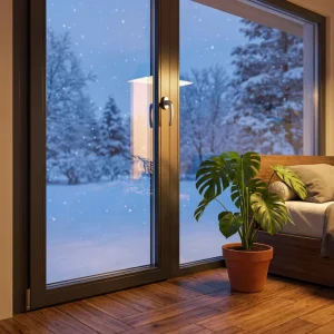 Energy-Efficient Outward-Opening Thermal Break Aluminum Swing Door with Anti-Corrosion Finish for Seaside House