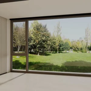 Energy Saving Passive House Standard Aluminium Casement Glass Window for Villa Balcony and Atrium