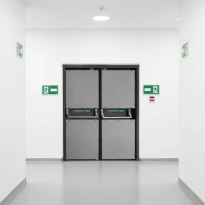 Energy Saving UL CE WH Standard Fire Proof Door Good Sealing for Office Commercial Space