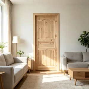 Engineering Solid Fir Timber Interior Door Raw Solid Wood for Large-Scale Refurbishment