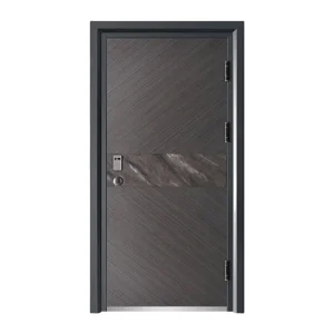 Entrance Steel Door Front Entry Security Door Customized Size Residential Metal Door
