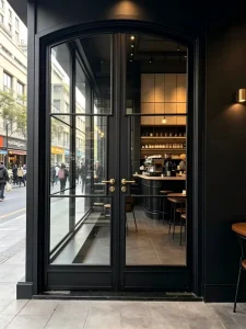 European Double Swing Iron Door Outdoor