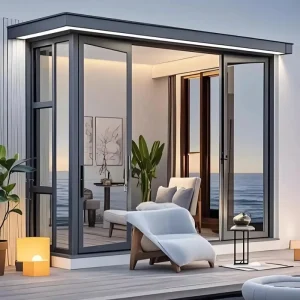 European Style Energy Efficient Triple Glazed Insulated Broken Bridge Aluminum Doors and Windows