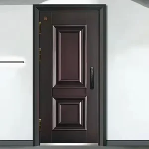 Exterior Fireproof Steel Armored Wrought Iron Security Door