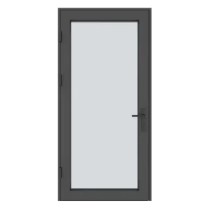 Exterior Main Entrance Armored Bulletproof Aluminum Swing Door