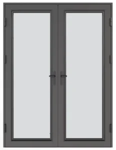 Exterior Main House Entrance Armored Bulletproof Aluminum Swing Door